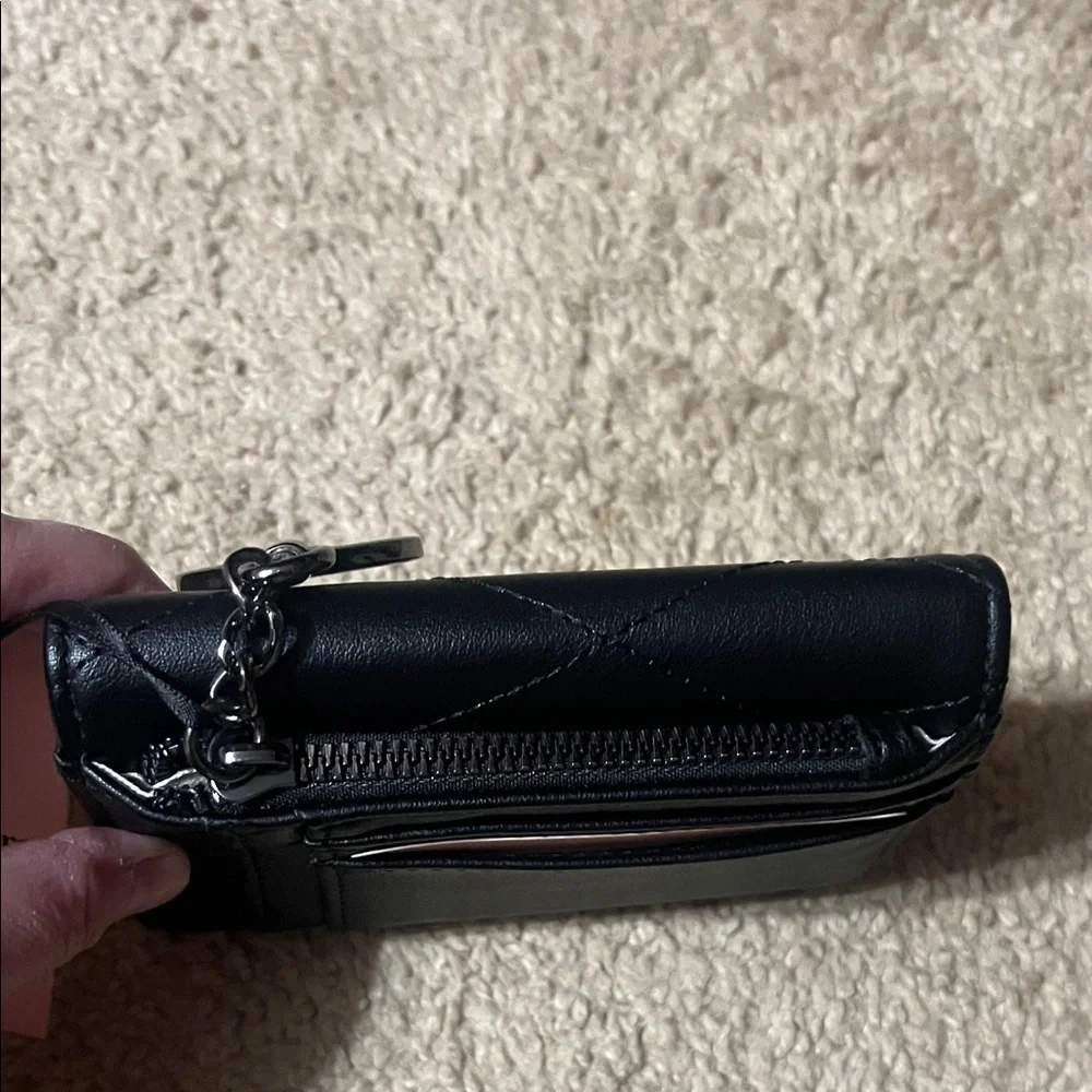 Juicy Couture Black Wallet with Heart Keychain - Picture 3 of 4